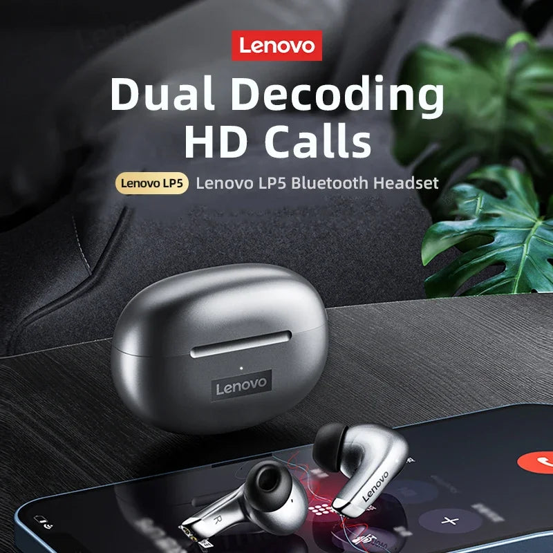 Original Lenovo LP5 TWS Wireless Bluetooth Earbuds