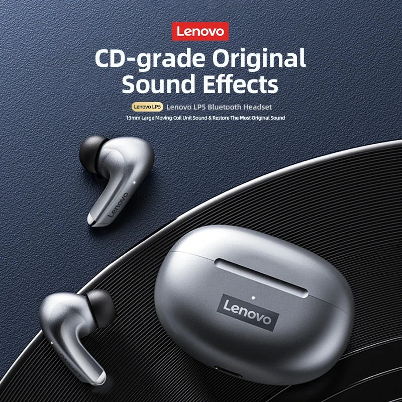 Original Lenovo LP5 TWS Wireless Bluetooth Earbuds