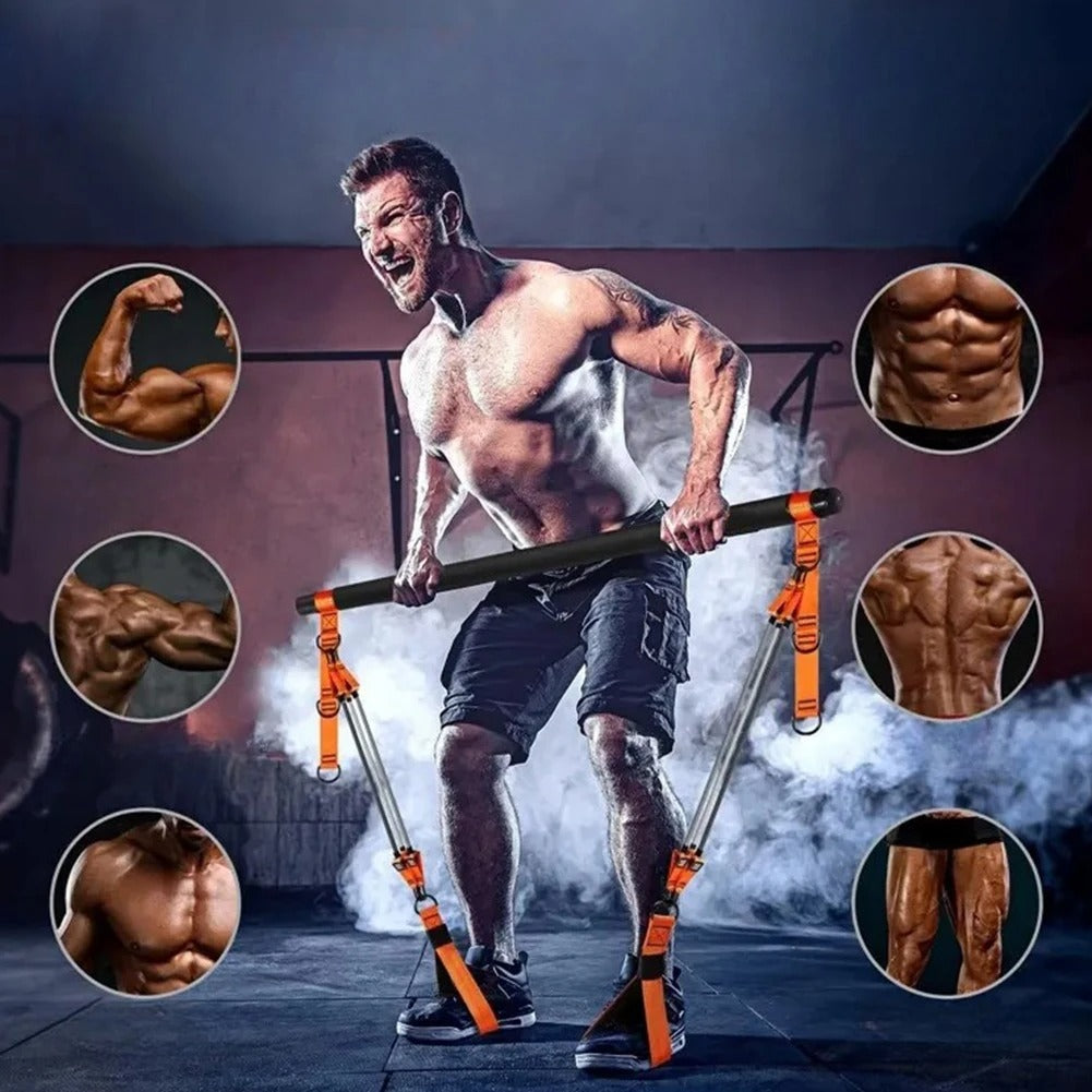 Pilates Bar With Resistance Bands