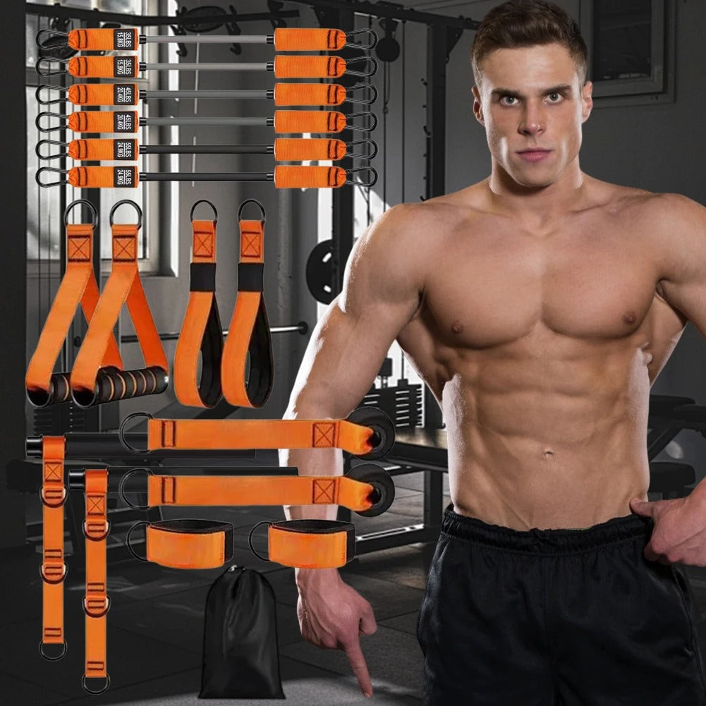 Pilates Bar With Resistance Bands