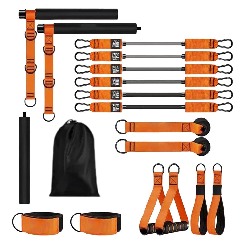 Pilates Bar With Resistance Bands