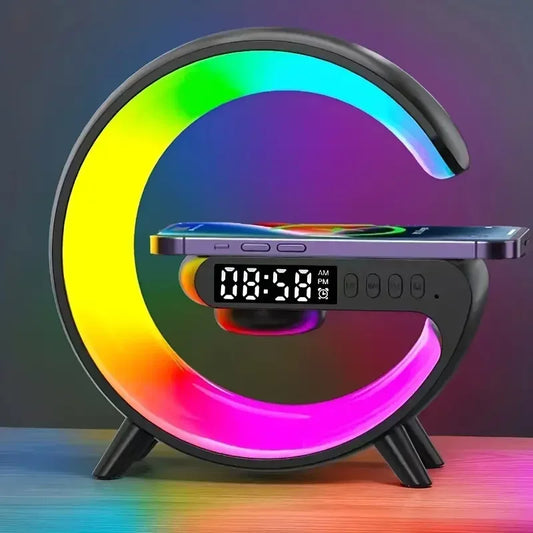 Multifunction Wireless Charging Stand With Alarm Clock