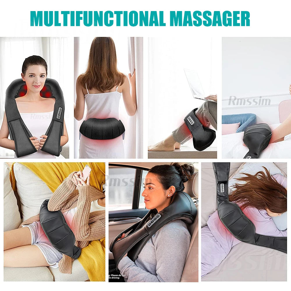 Shiatsu Heated Neck Shoulder & Back Massager