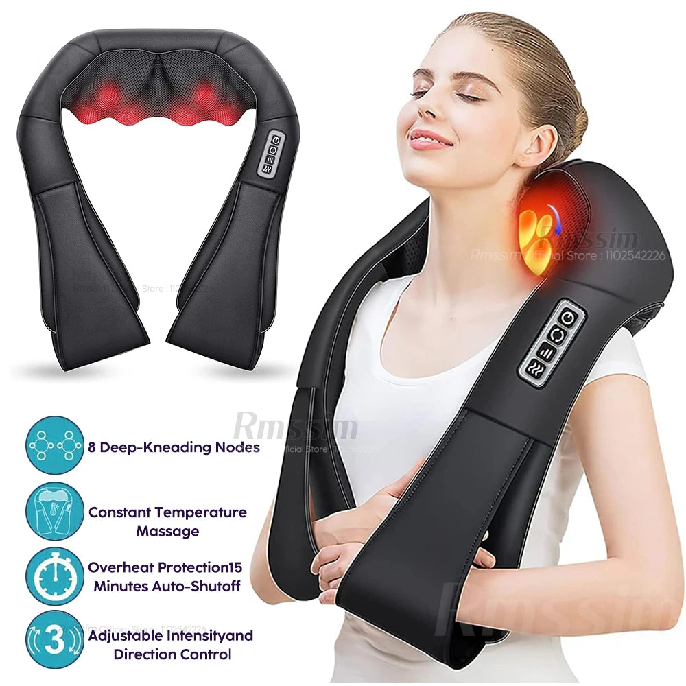 Shiatsu Heated Neck Shoulder & Back Massager