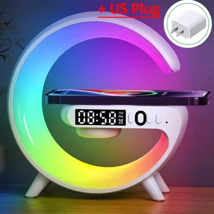 Multifunction Wireless Charging Stand With Alarm Clock