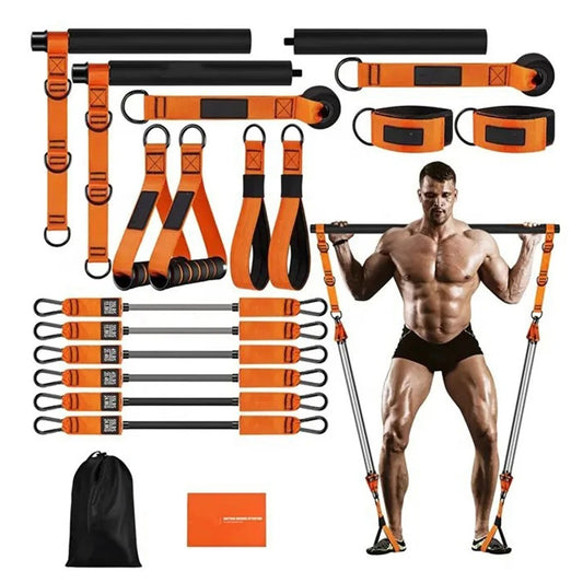 Pilates Bar With Resistance Bands